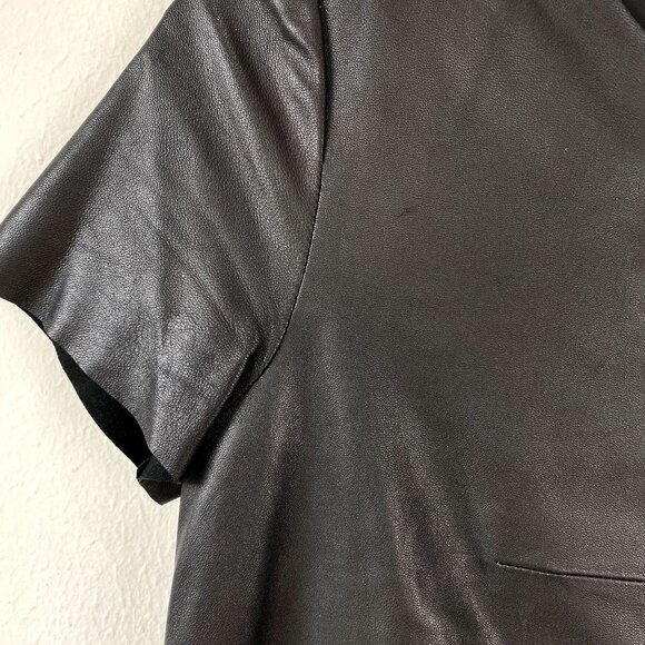 Banana Republic Leather Mini Dress 0 - Picture 4 of 10